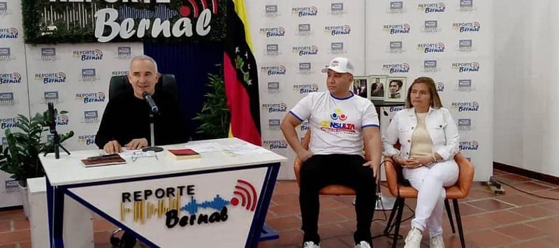 La alcaldesa Marta Gallo (Cárdenas) junto al alcalde Willinton Vivas (García de Hevia) intervino en el programa del gobernador Freddy Bernal.